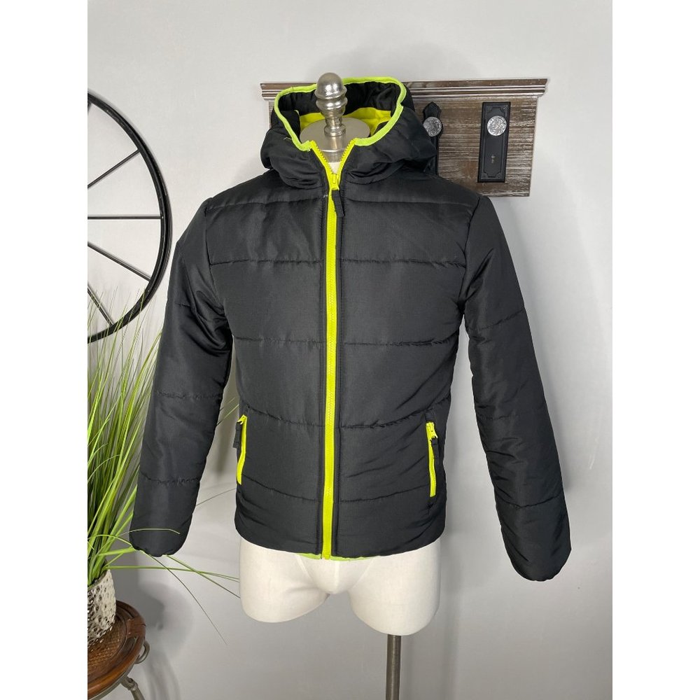 ROEBUCK & Co. Puffer Coat Boys Black Size L 14/16